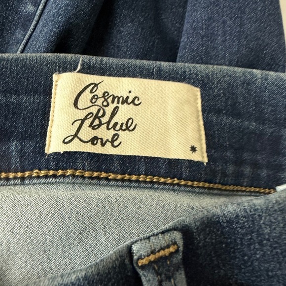 Cosmic Blue Love Pull on Bootcut Jean Size 29 NWT - Picture 7 of 11